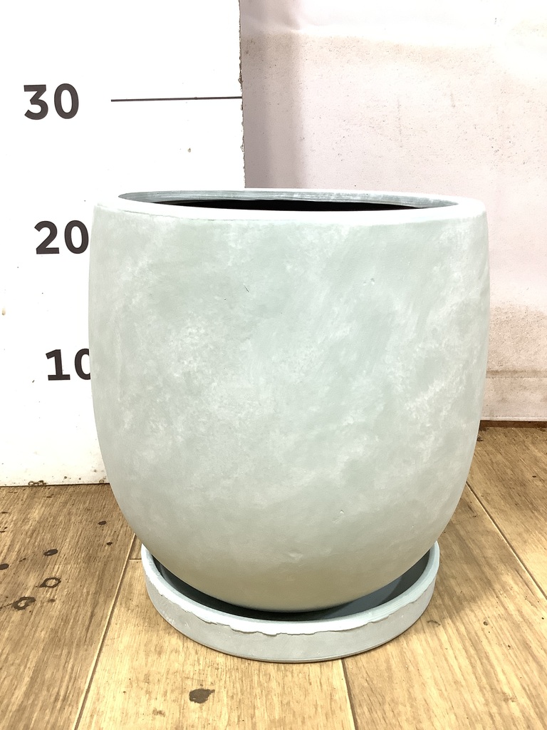 鉢カバー・植木鉢 アイルエッグ 5号鉢用 ライトブルー #GREENPOT YJ