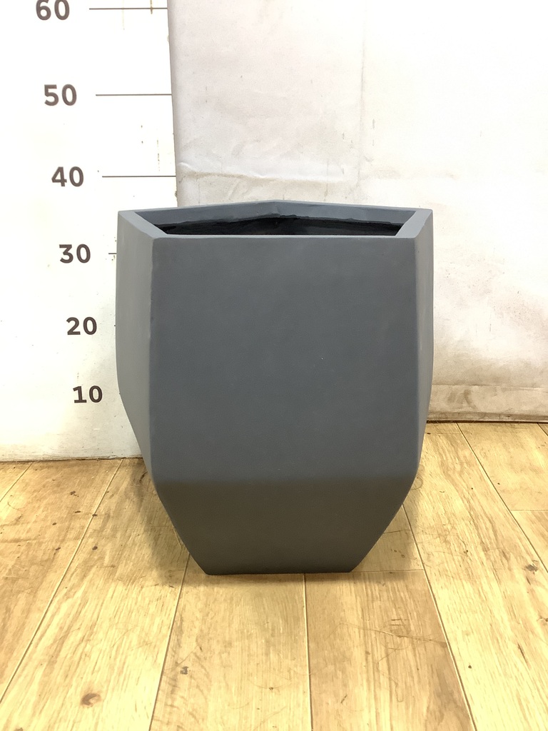 鉢カバー FiberCray（ファイバークレイ） 8号鉢用 Gray #stem F9801
