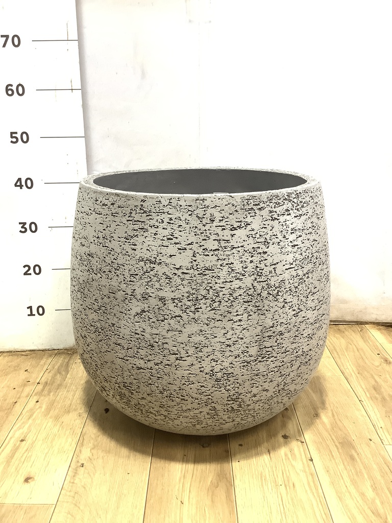 鉢カバー Eco Stone（エコストーン） 10号鉢用 Gray #stem F1807 | 鉢