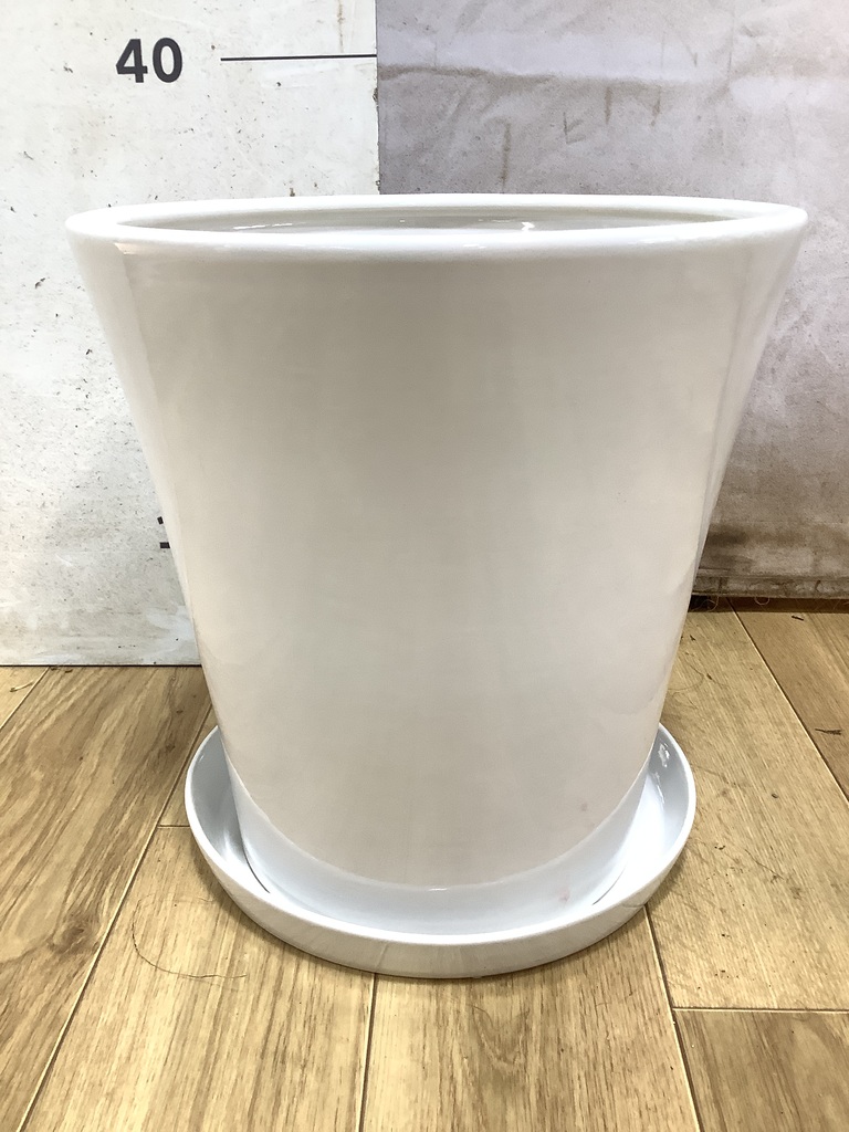 鉢カバー 陶器・セラミック 8号 | 観葉植物の鉢ならHitoHana