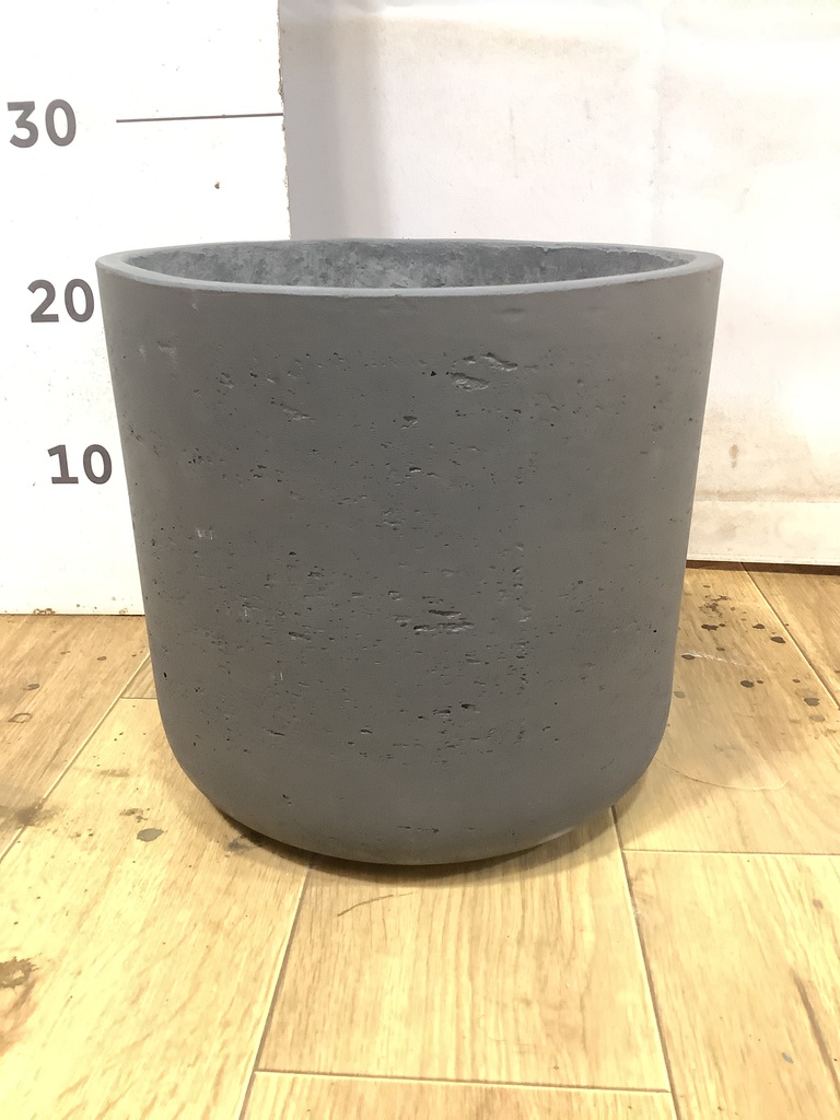 鉢カバー セメント・コンクリート 5号 | 観葉植物の鉢ならHitoHana