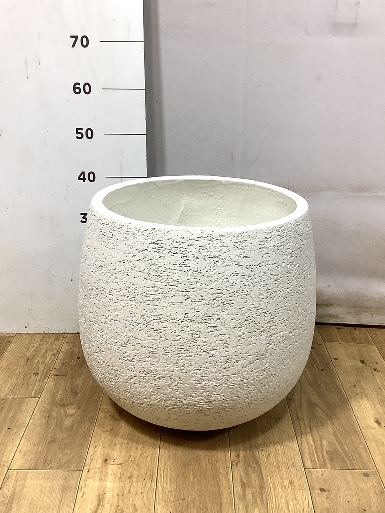 鉢カバー Eco Stone（エコストーン） 10号鉢用 white #stem F1807 | 鉢