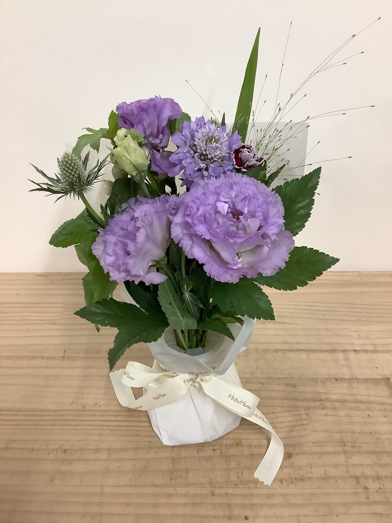 産地直送 トルコキキョウ花束 グリーン（12輪入り）／佐賀 KOMATSU
