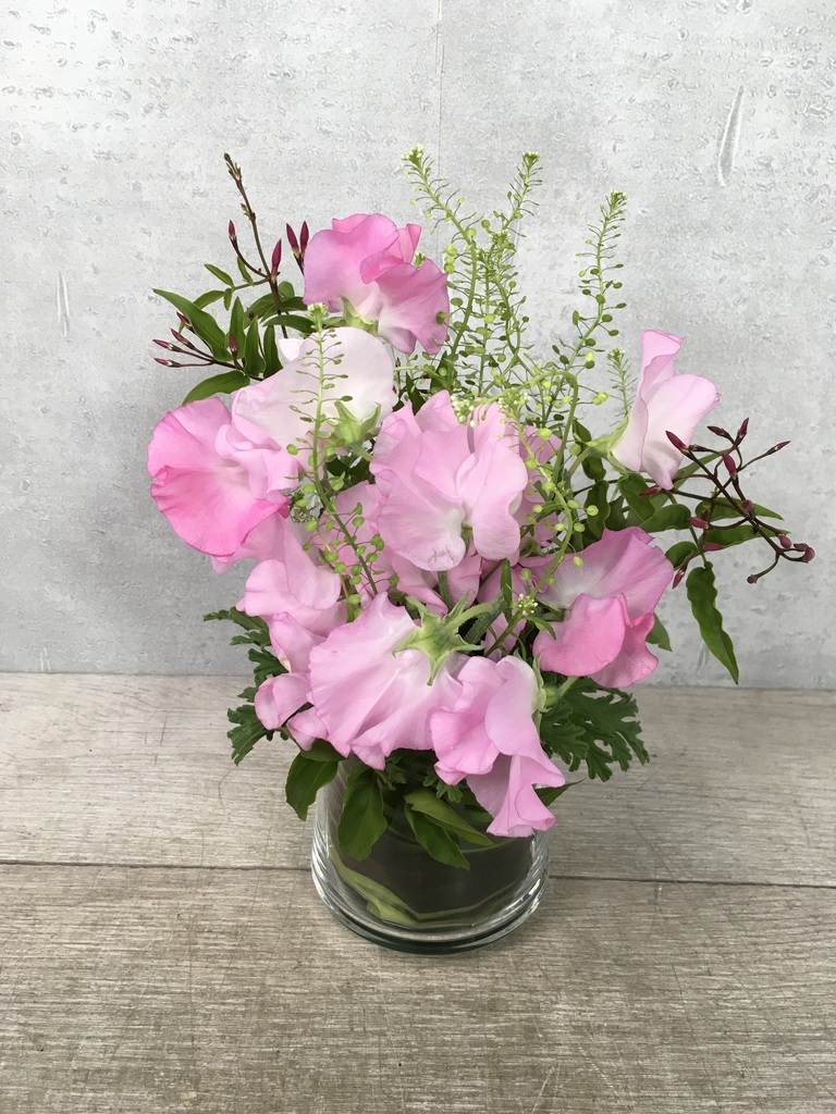 スイートピーのアレンジメントを選ぶ フラワーギフトの通販ならひとはな