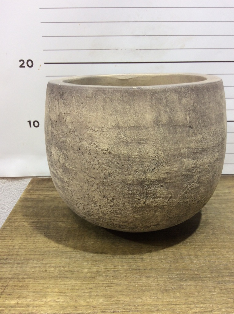 鉢カバー フリットバルーンアンティーククリーム 5号鉢用 #GREENPOT EB
