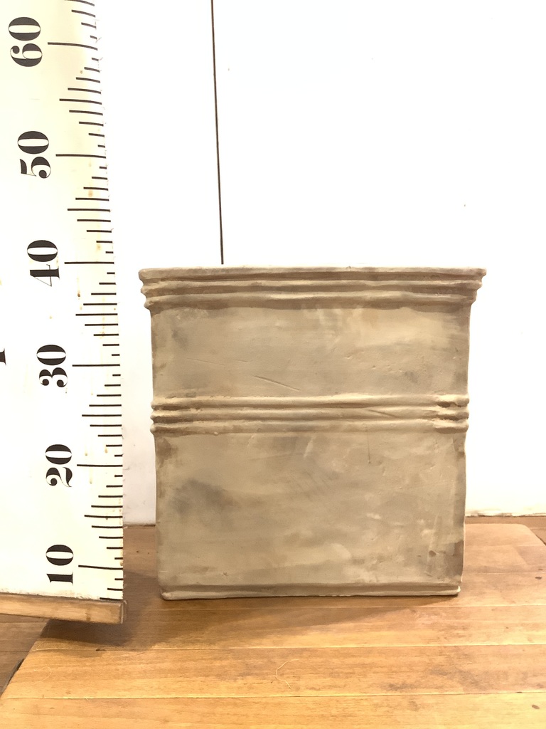 鉢カバー テラアストラ カペラキュビ 8号鉢用 赤茶色 #KONTON AS
