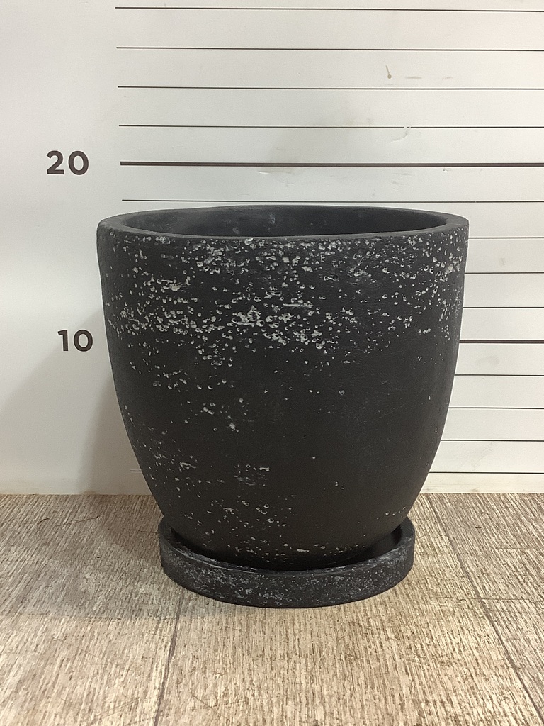 鉢カバー・植木鉢 ブロンクス ラウンド 4号鉢用 ブラック #GREENPOT NC-0217BK | 鉢カバー・植木鉢ならHitoHana(ひとはな) 鉢カバー・植木鉢 ブロンクス ラウンド 4号鉢用 ブラック #GREENPOT NC-0217BK | 鉢カバー・植木鉢ならHitoHana(ひとはな)
