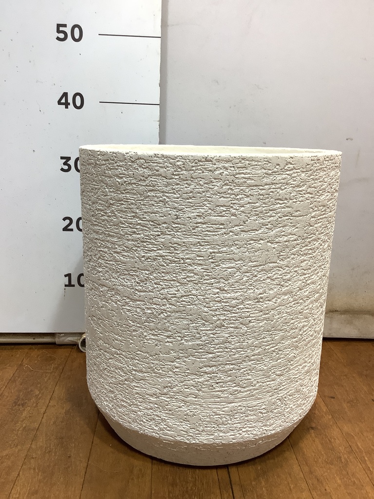 鉢カバー エコストーン　シリンダータイプ8号鉢用 Gray stem F1802 鉢カバー Eco Stone（エコストーン） シリンダータイプ 8号鉢用