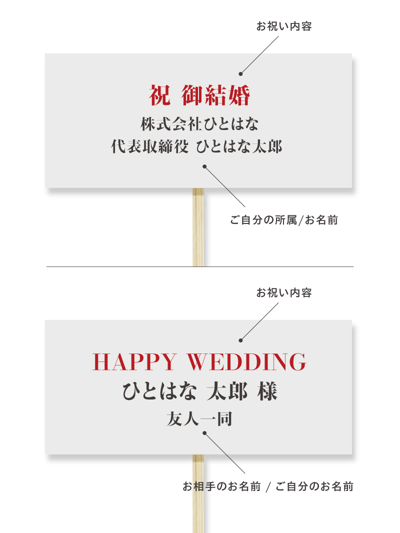 結婚式 結婚祝い ウエディングにスタンド花 Hitohana ひとはな