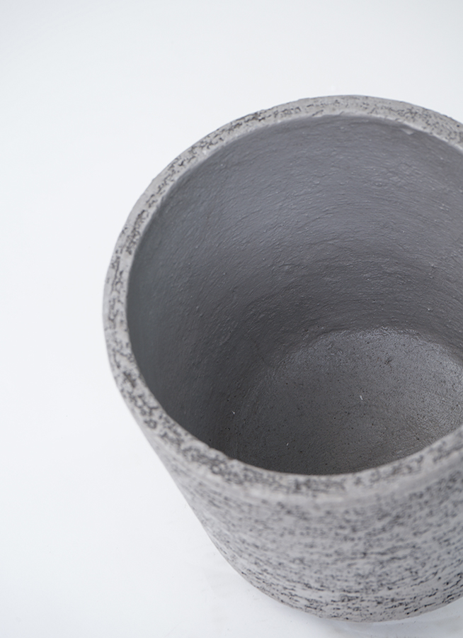 鉢カバー Eco Stone（エコストーン） シリンダータイプ 7号鉢用 Gray