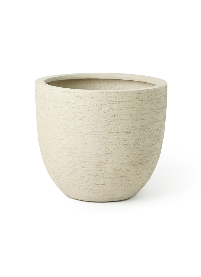 鉢カバー ヴォークス ラウンド 8号鉢用 クリーム #GREENPOT EB