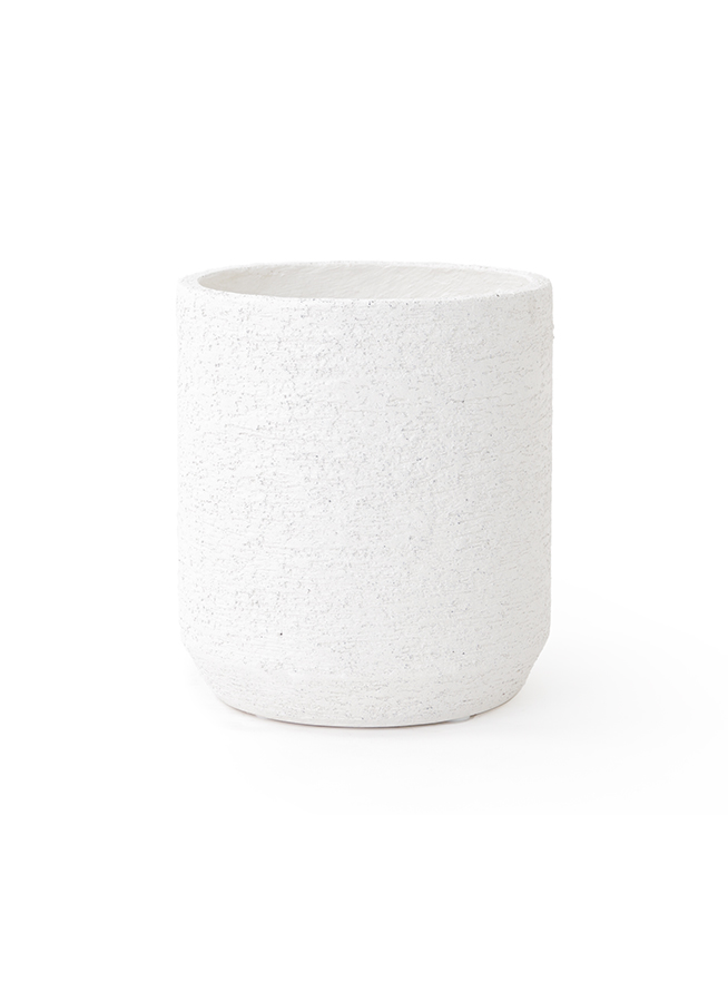 鉢カバー Eco Stone（エコストーン） シリンダータイプ 7号鉢用 White