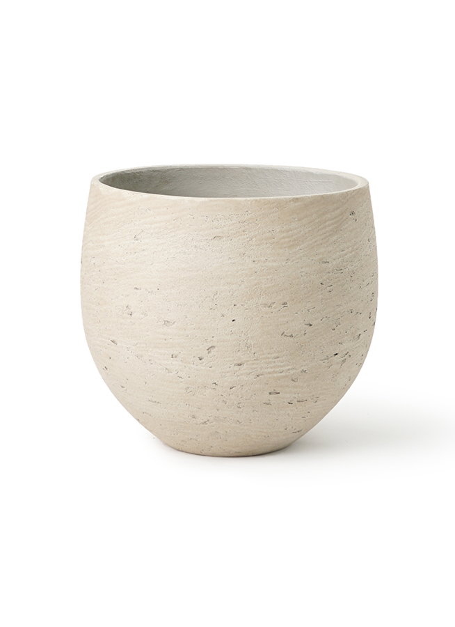 鉢カバー アディラボウル 8号鉢用 グレイウォッシュ #ミュール