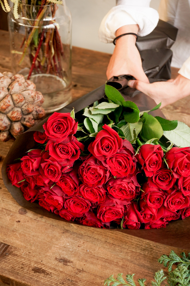 バラ 花束 レッド オーダーメイド本数 ご相談商品【ギフト用】 | 花束