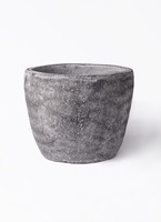 鉢カバー アビスソニア ミドル 6号鉢用 灰 #KONTON AB-S01H10E | 鉢