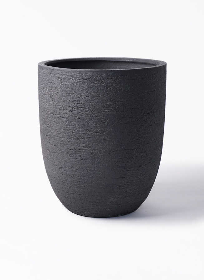 鉢カバー ビアスアルトエッグ 10号鉢用 ブラック #GREENPOT EB