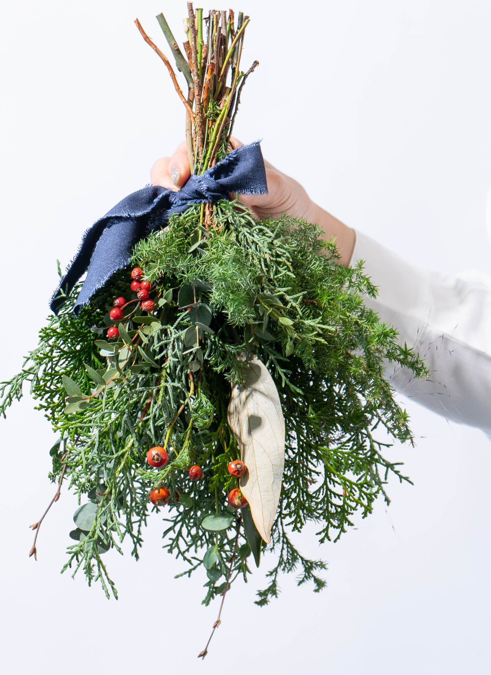 産地直送 グリーン・ユーカリ スワッグ M／福島 hinatabaからお届け