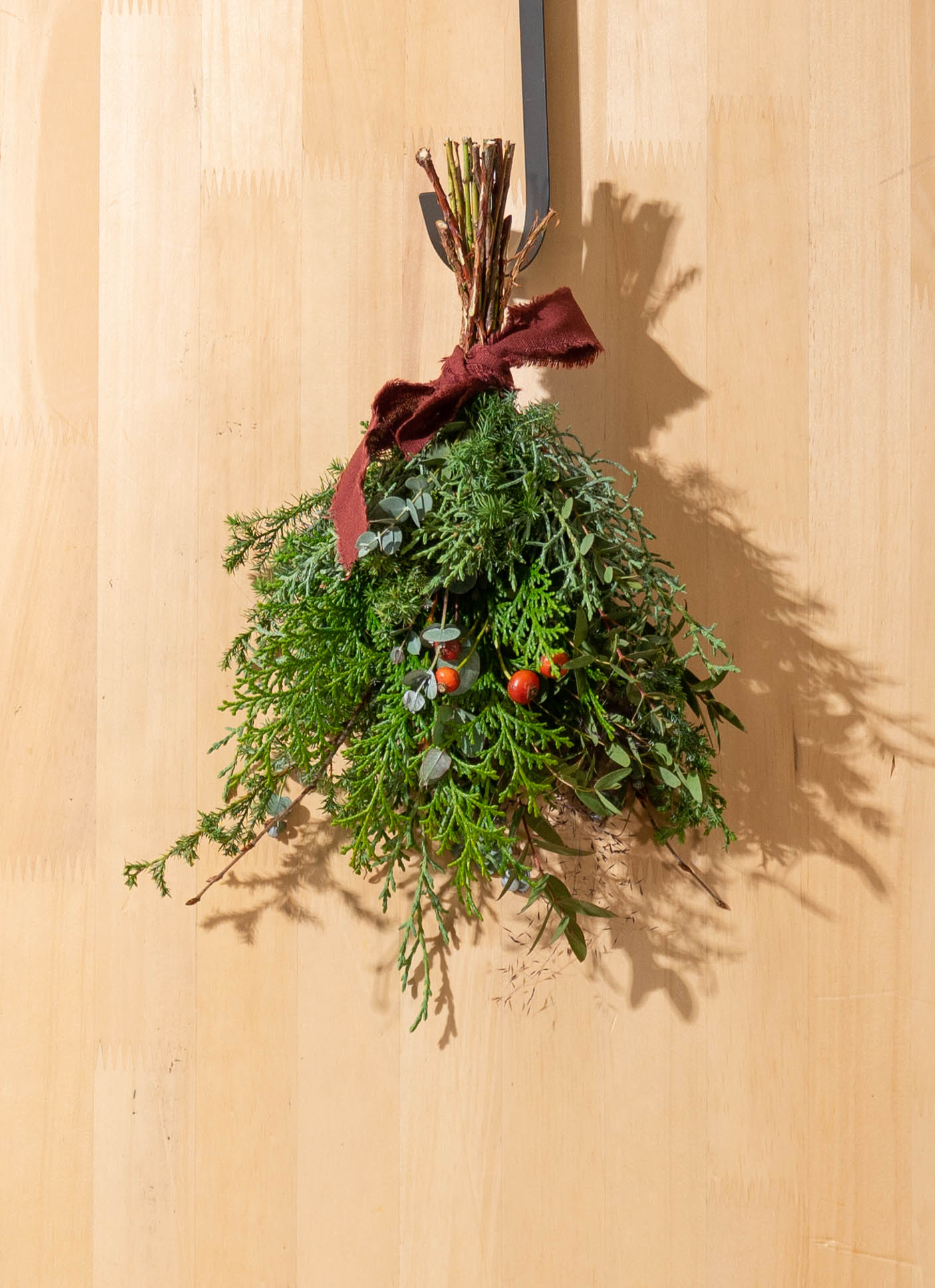 産地直送 グリーン・ユーカリ スワッグ S／福島 hinatabaからお届け