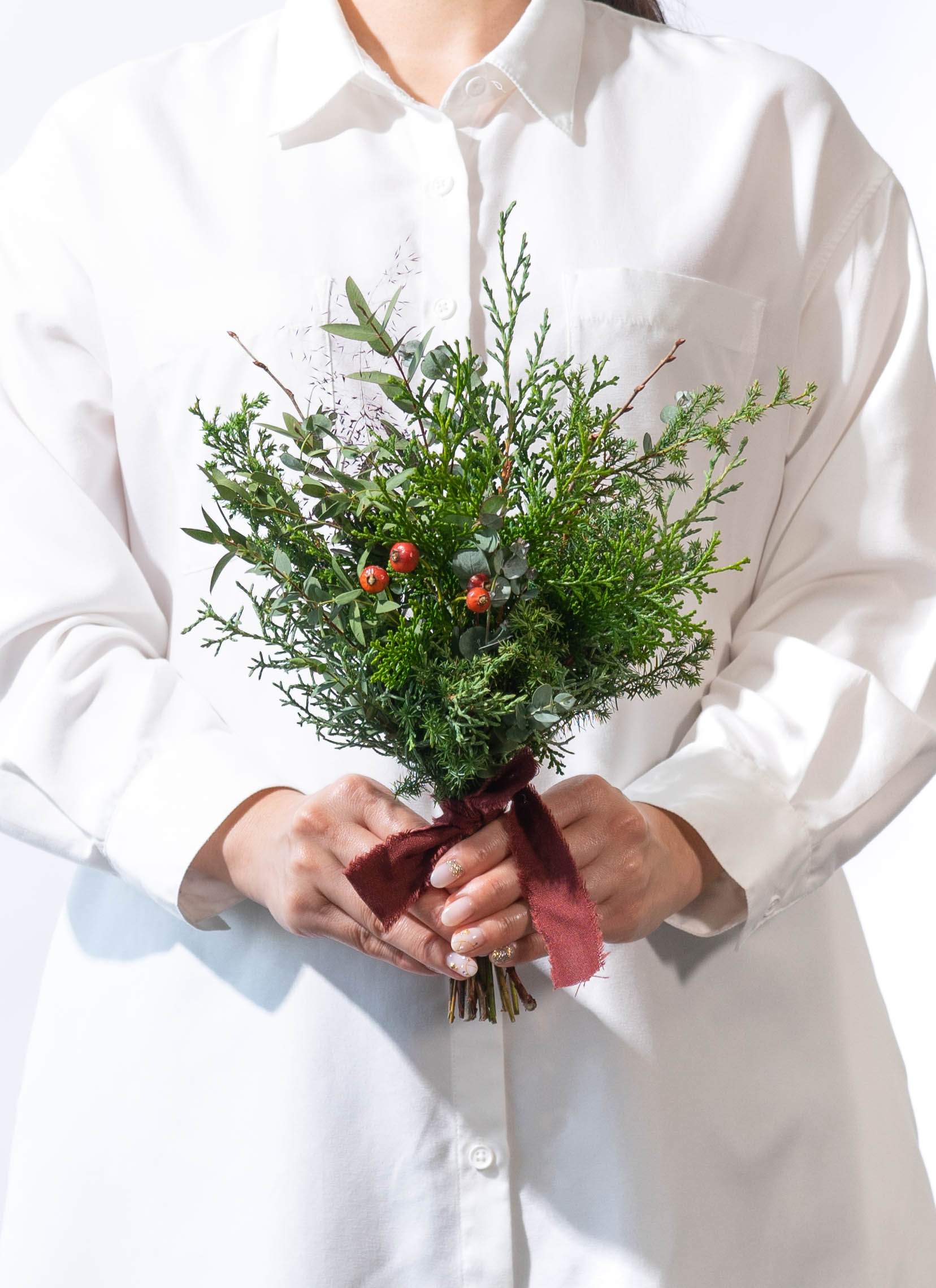 ユーカリスワッグ GREEN＞ユーカリとアレカヤシのスワッグ 商品ページ - 土と風の植物園