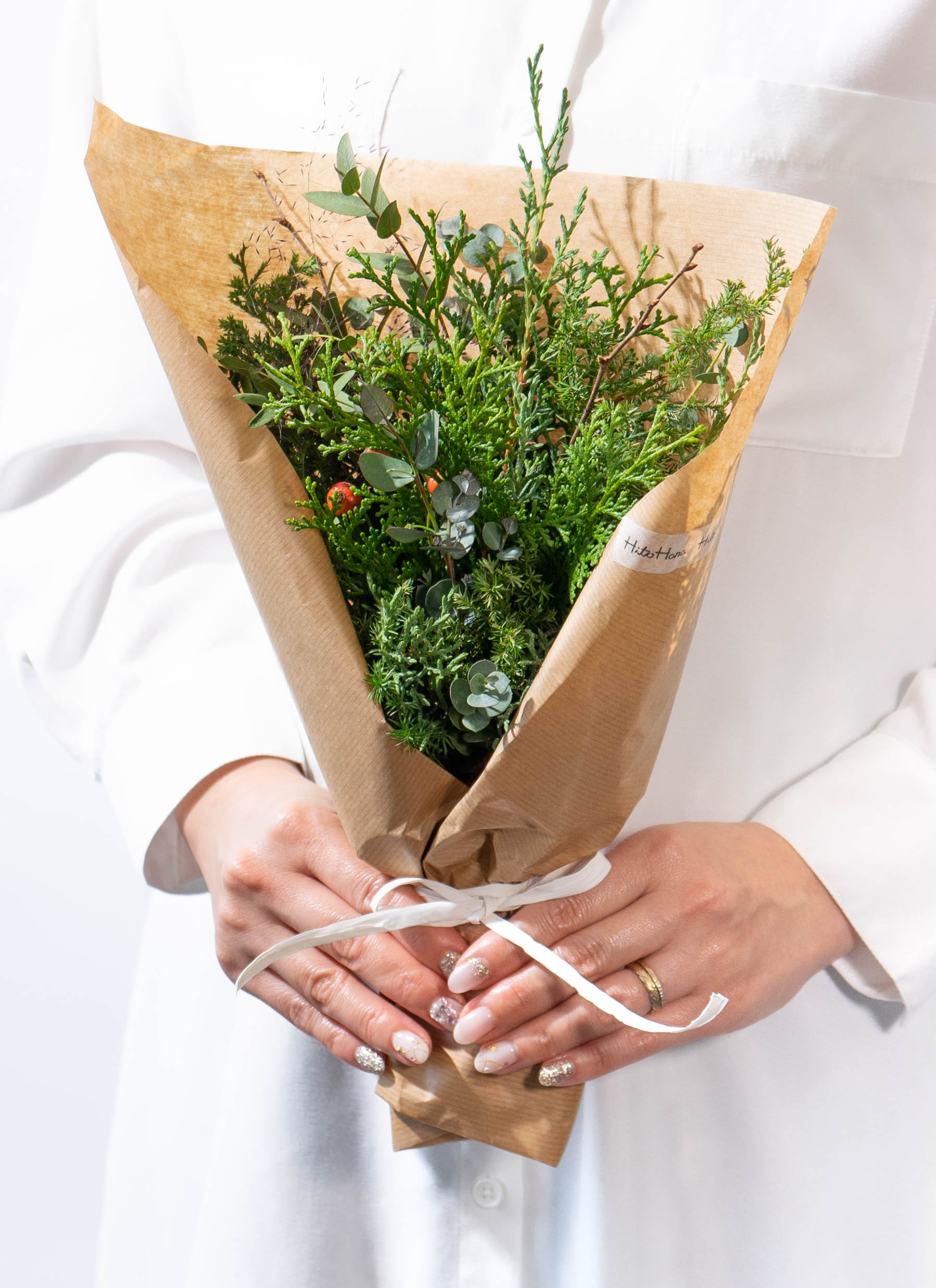 産地直送 グリーン・ユーカリ スワッグ S／福島 hinatabaからお届け