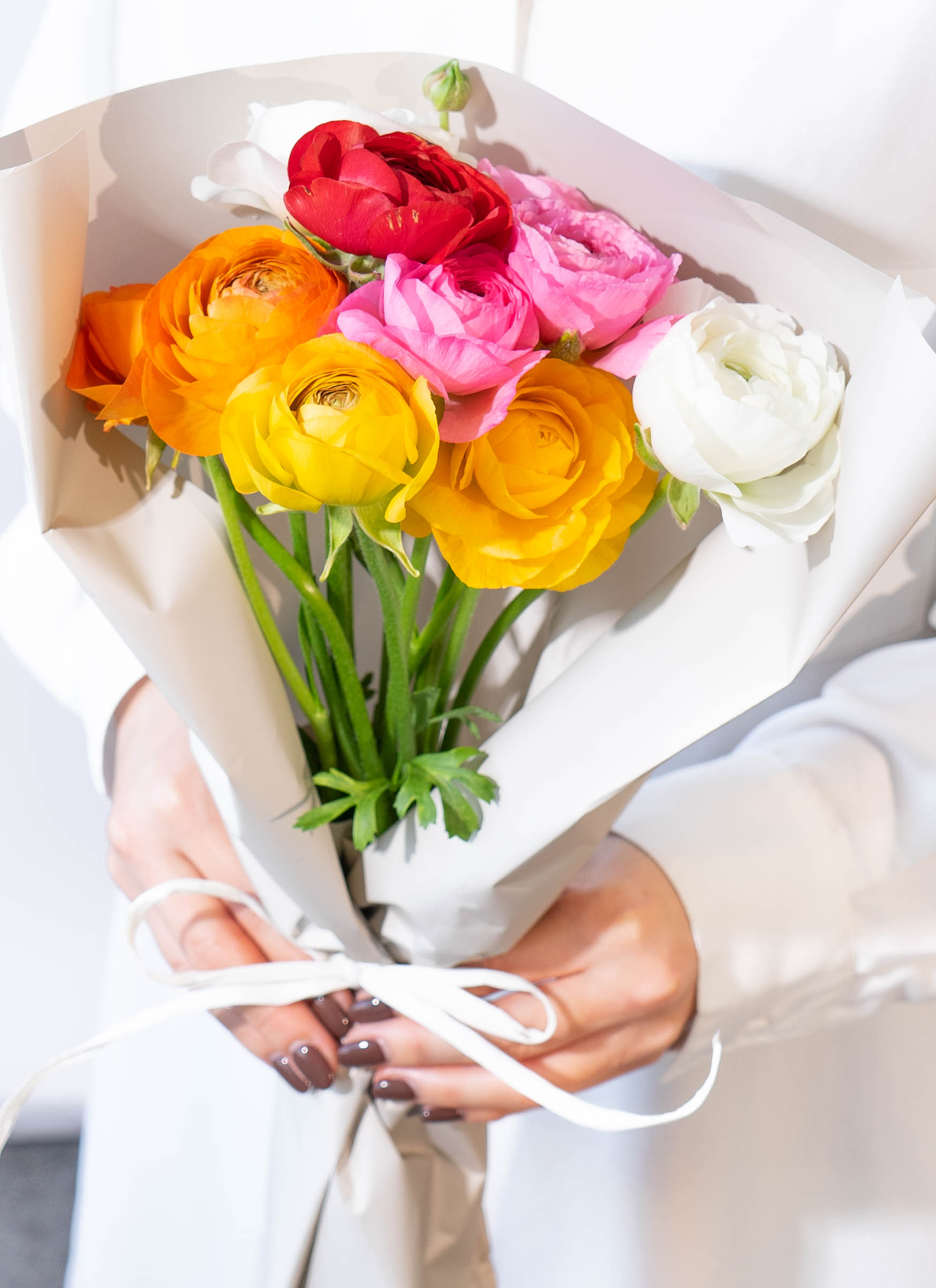 産地直送 ラナンキュラス 花束 ミックス／福島 hinatabaからお届け