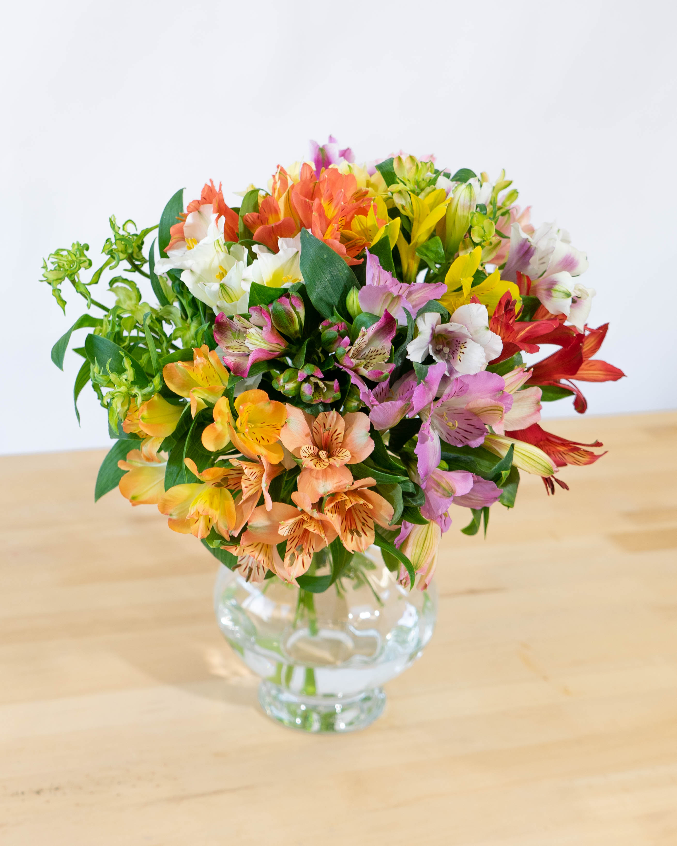 産地直送 アルストロメリア 花束 ミックス（15本入り）／長野 片桐花卉