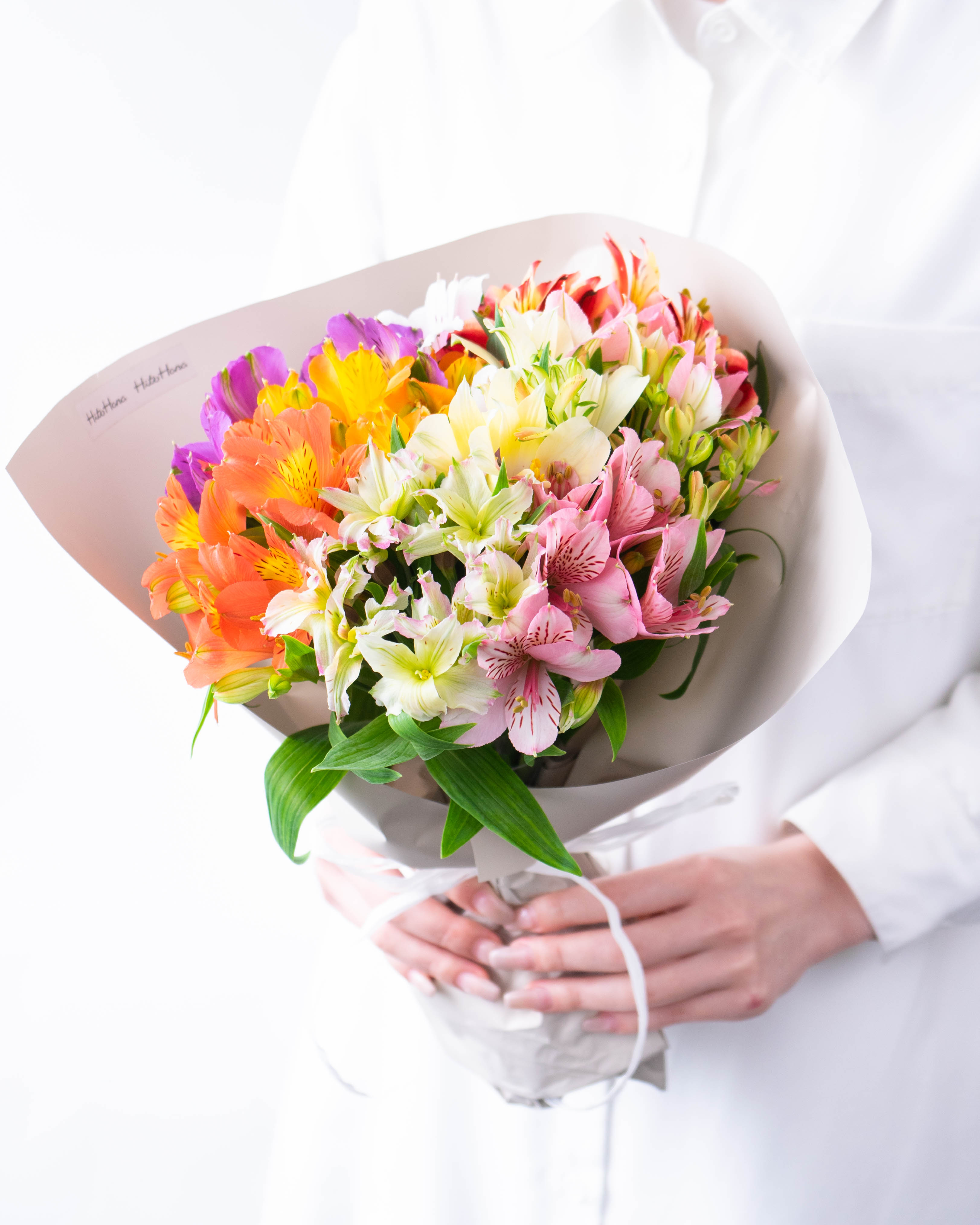 産地直送 アルストロメリア 花束 ミックス（10本入り）／長野 片桐花卉