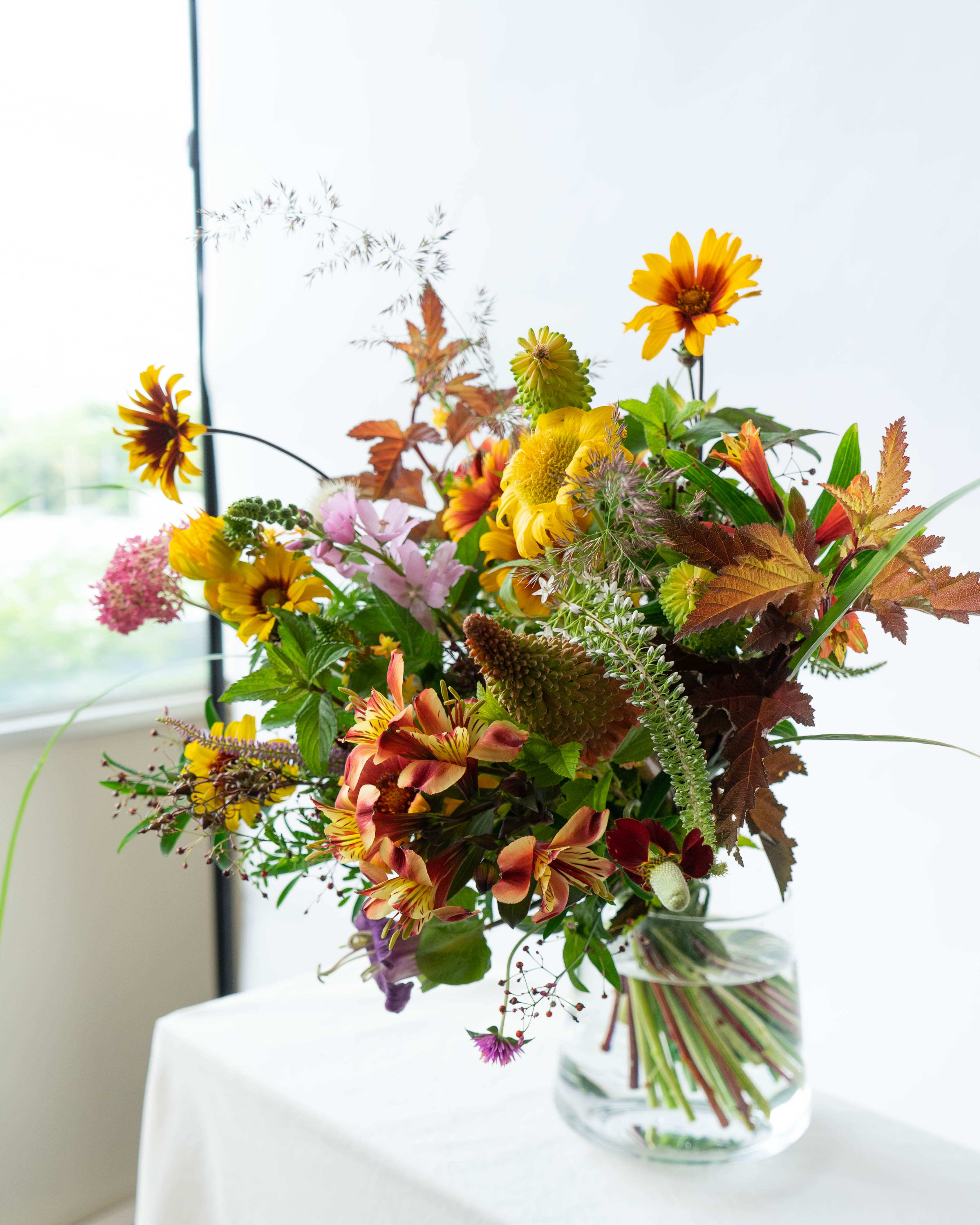 産地直送 草花ミックス 花束／長野 添える by 片桐花卉園からお届け