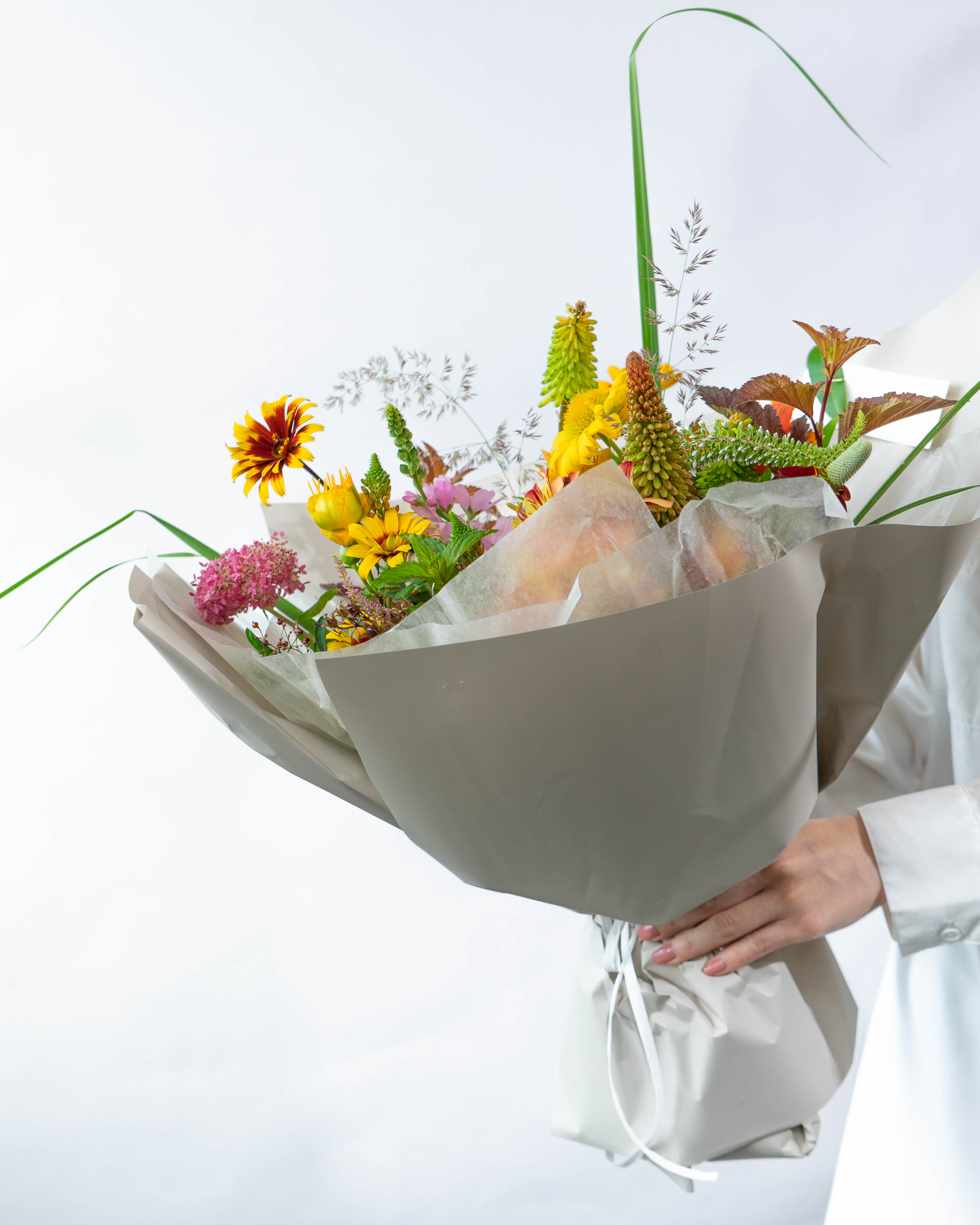産地直送 草花ミックス 花束／長野 添える by 片桐花卉園からお