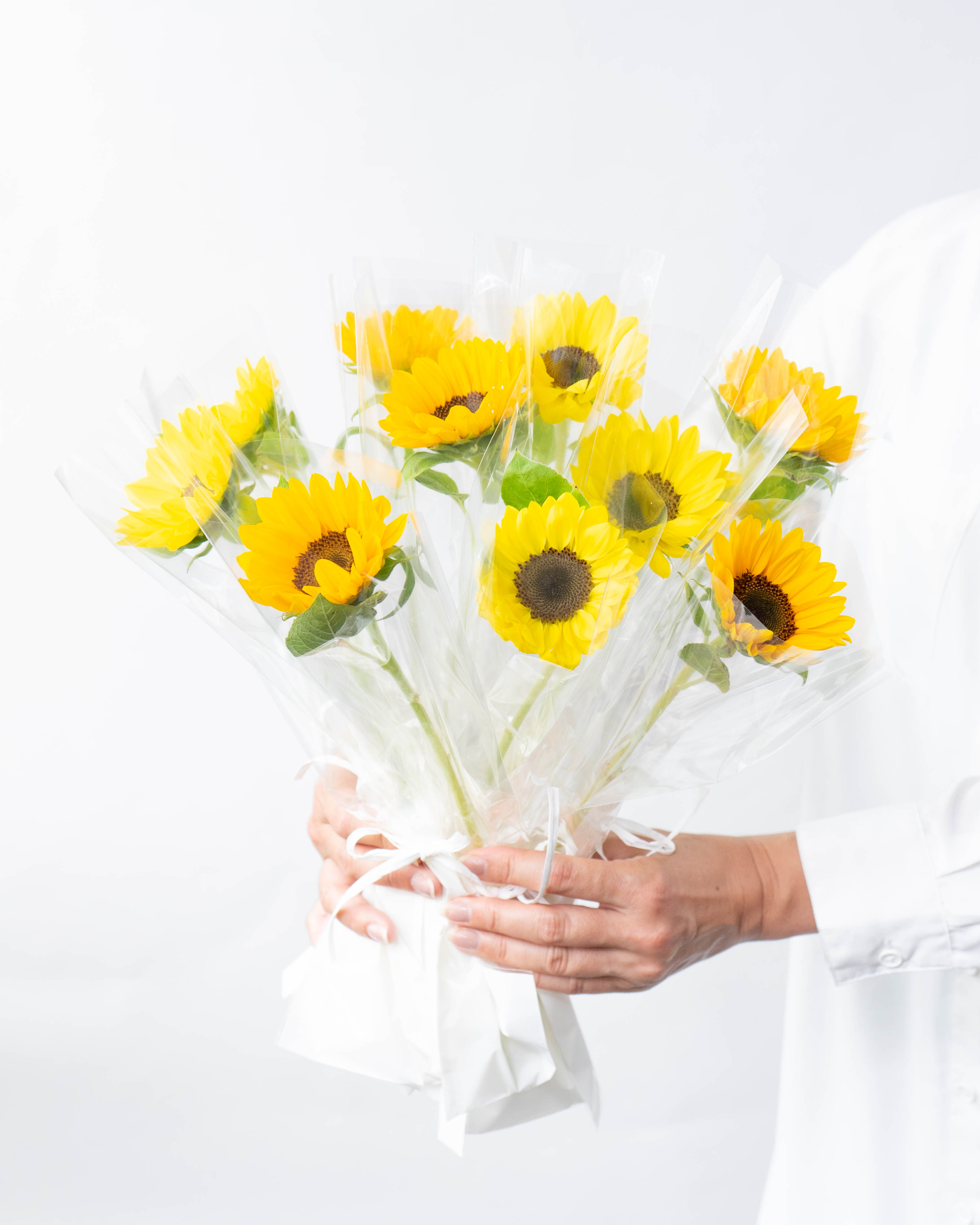 【Y】2点　ひまわり様 産地直送 ひまわり 1輪 花束 10本用／千葉 金井園芸からお届け