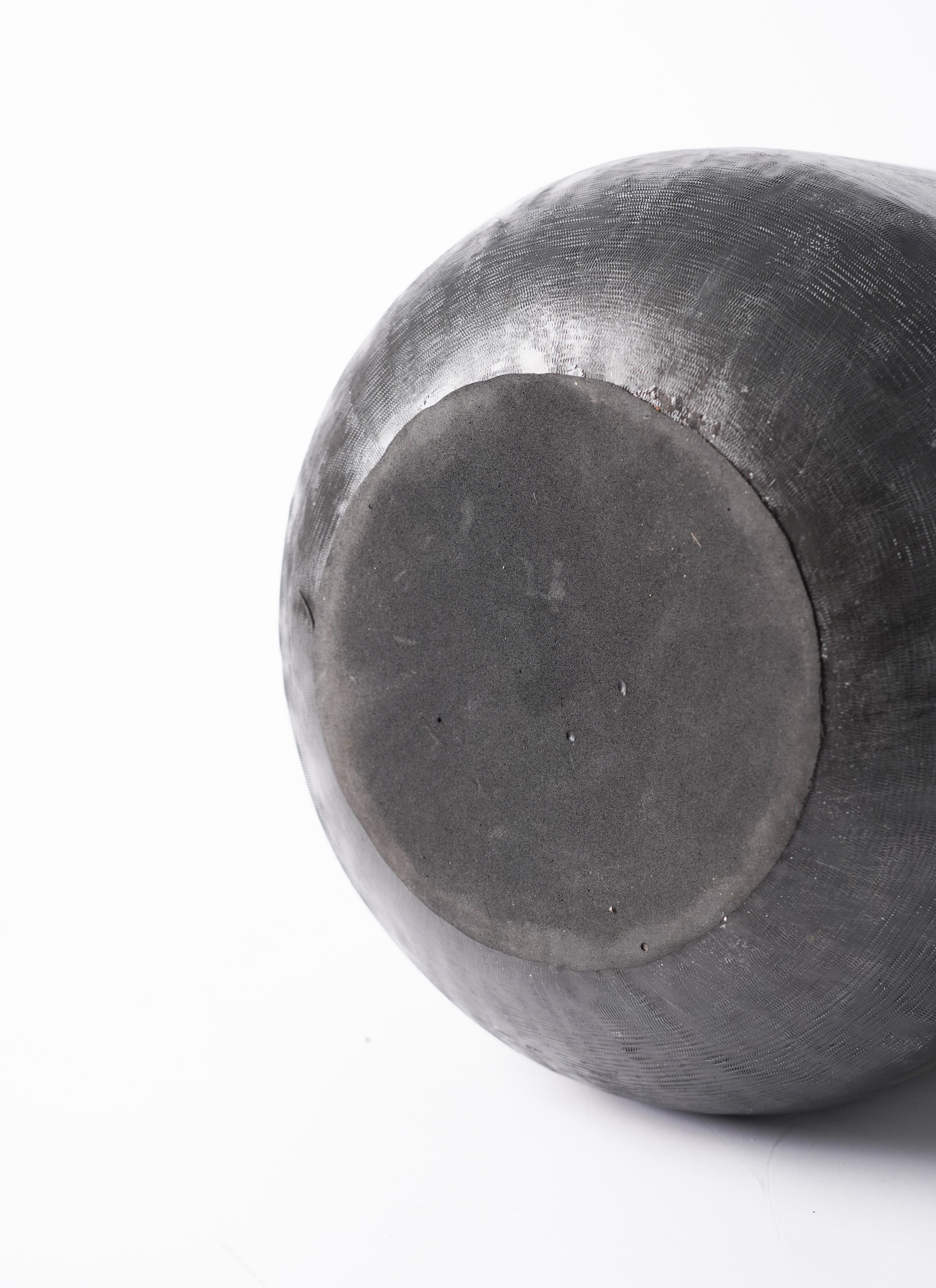 鉢カバー アンワール カーフ 8号鉢用 ミンクブラック #KONTON AW