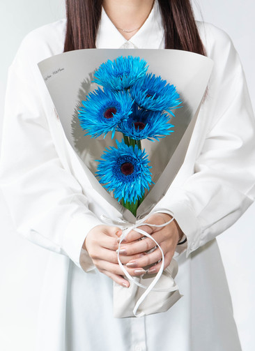 花材セット ブルー  Ｎｏ．608 P5倍中 12/16 09:59迄】 プリザーブドフラワー 花材 即日出荷