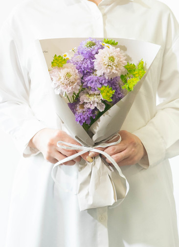 期間限定10％OFF対象商品】産地直送 スカビオサ 草花 花束 ラベンダー