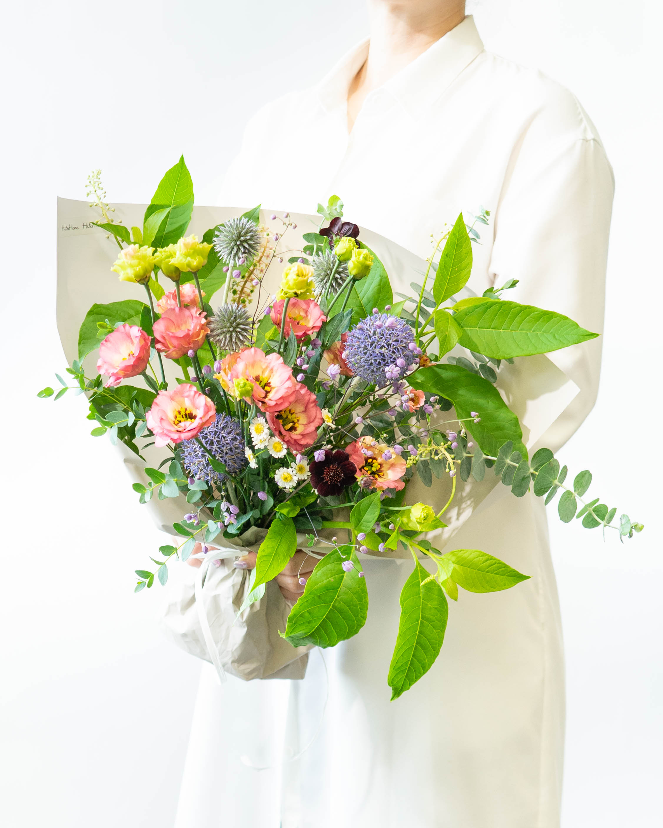 産地直送 トルコキキョウ 小輪・草花 おまかせミックス 花束 Mサイズ