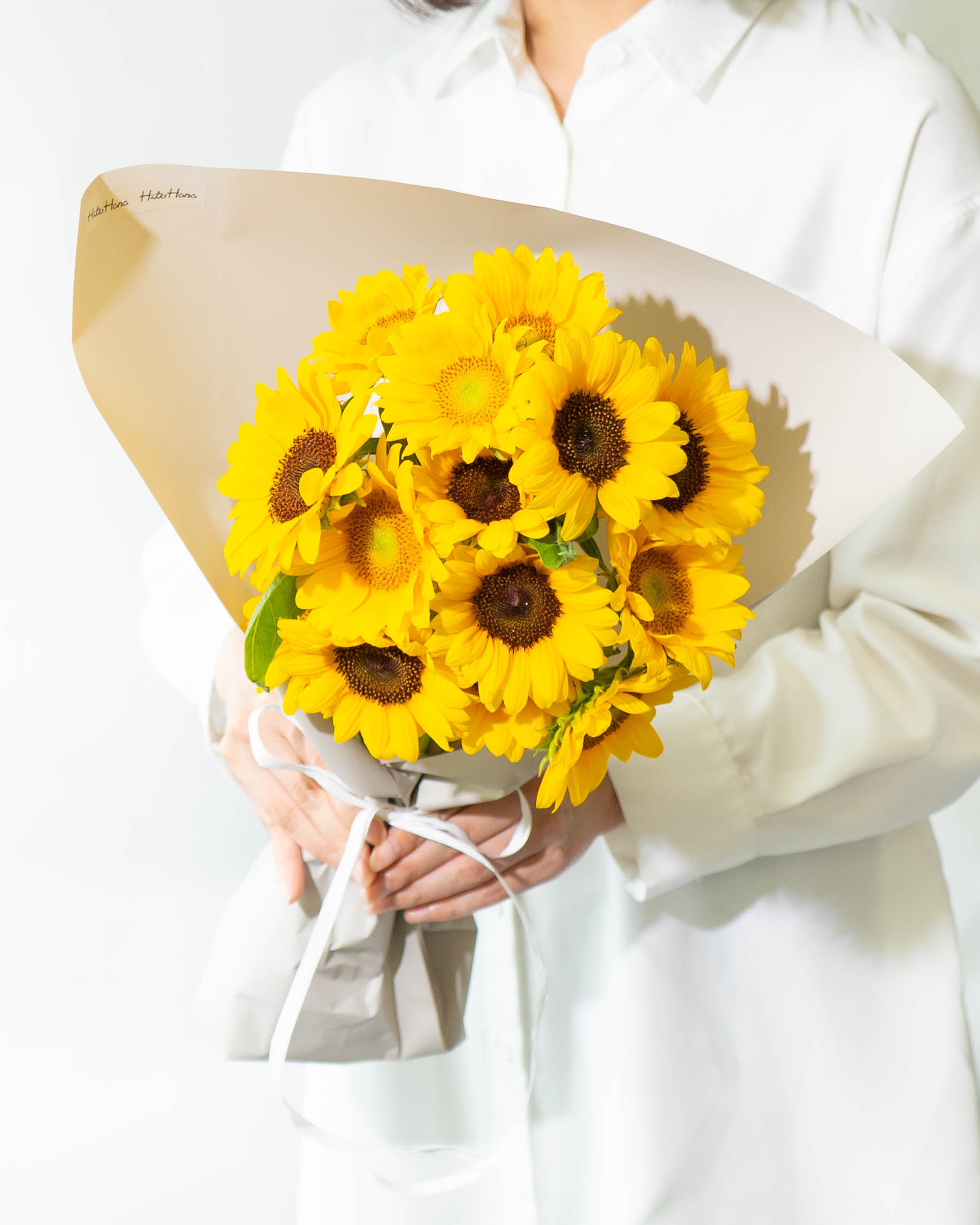 産地直送 ひまわり 花束 サンリッチミックス（15本入り）／佐賀