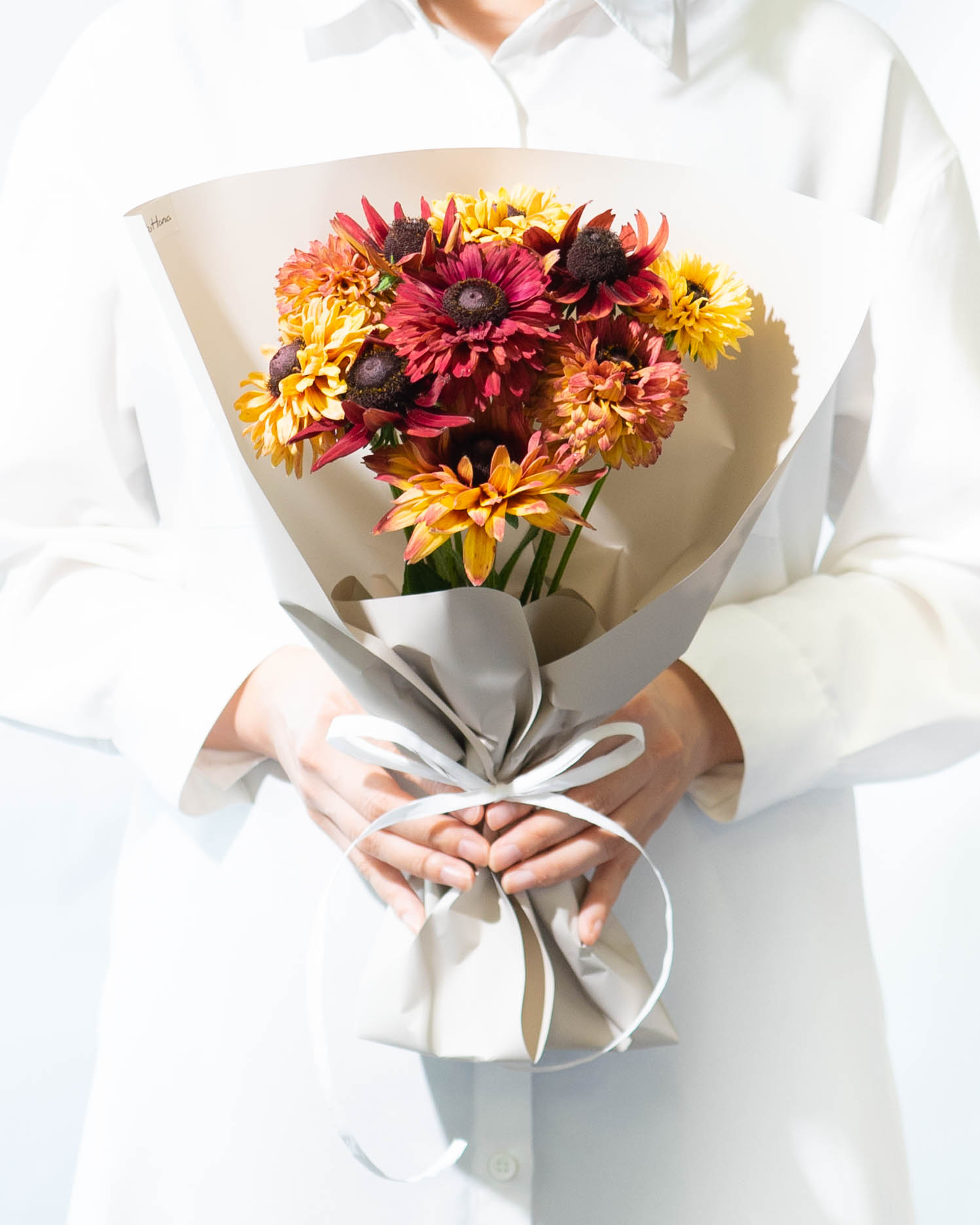 産地直送 ルドベキア 草花 花束 (10本)／長野 おかめ農園からお届け