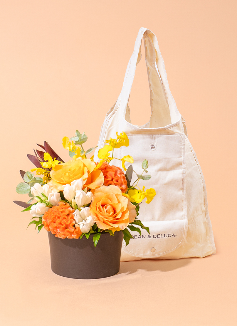 DEAN & DELUCA ショッピングバッグ ナチュラルと初秋の DEAN & DELUCA ショッピングバッグ ナチュラルと初秋の