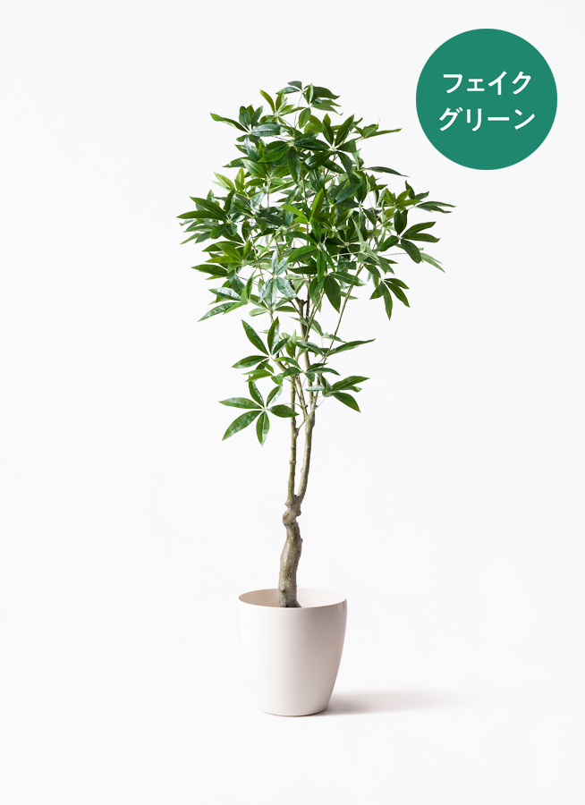 観葉植物【フェイクグリーン】パキラ 180cm ラスターポット 付き