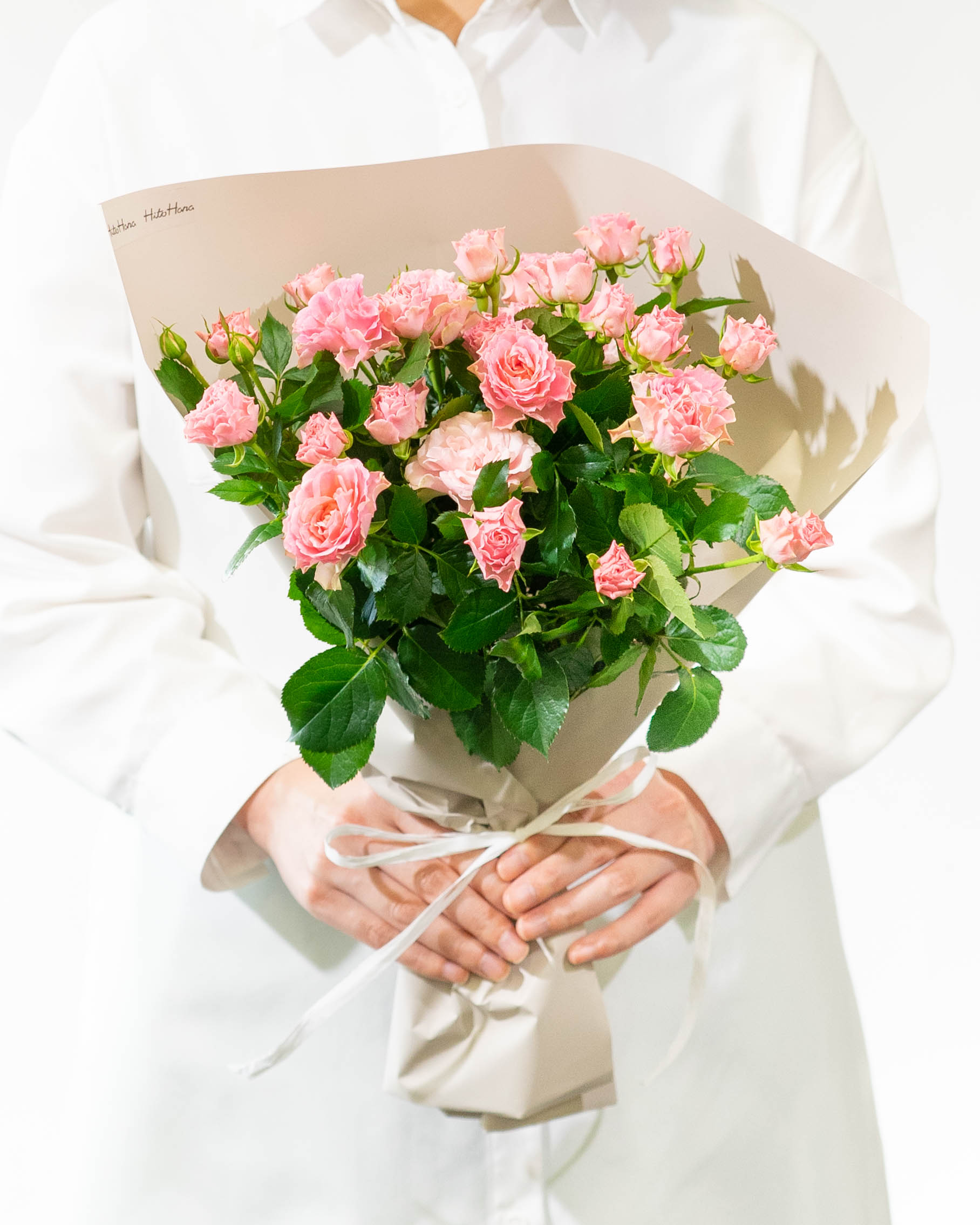 産地直送 スプレーバラ 4・グッド・タフィー＋ 5本束／滋賀 國枝バラ園