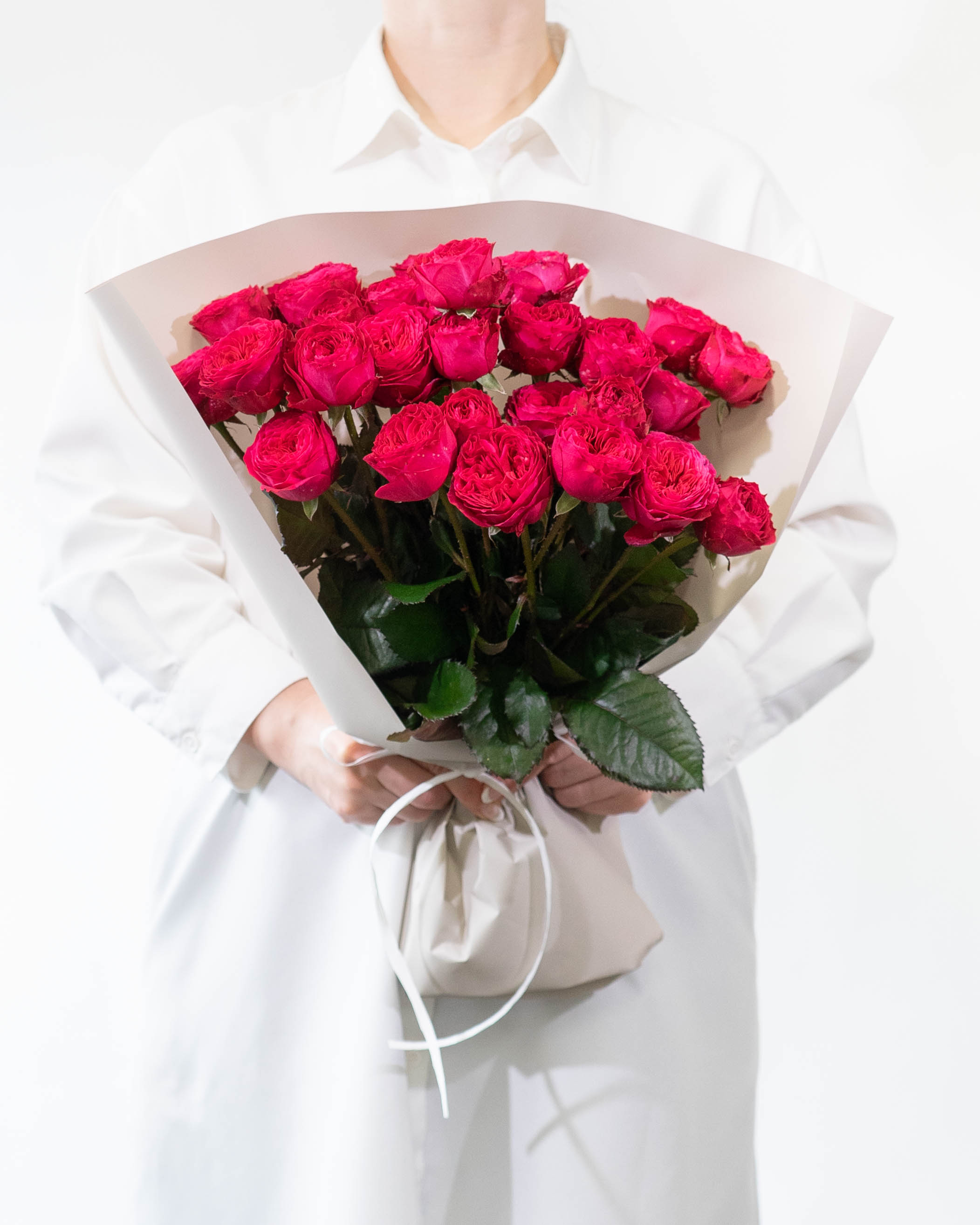 産地直送 スプレーバラ ダンスパーティー 10本束／滋賀 國枝バラ園から