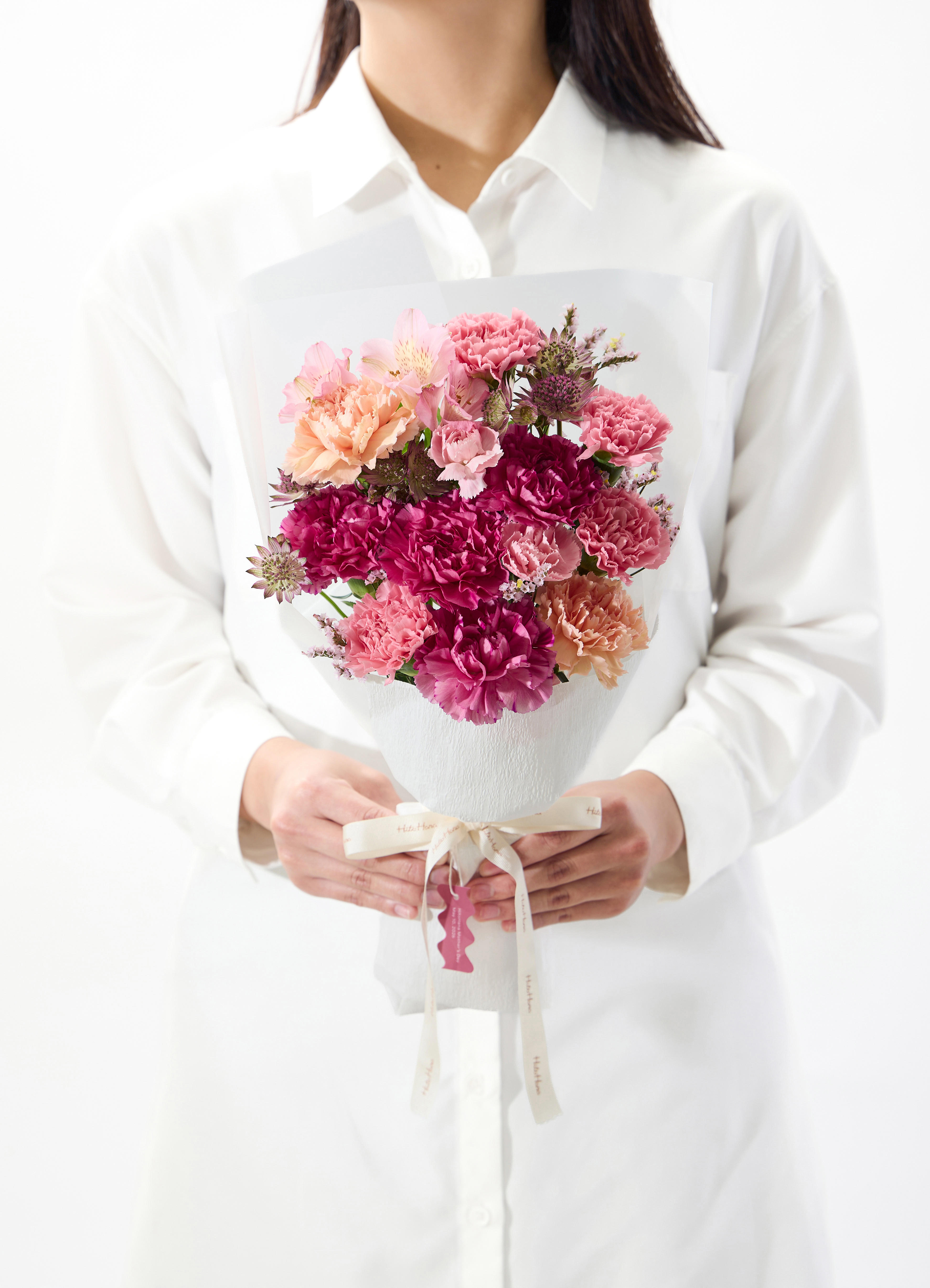 カジュアルブーケ 飾る楽しさいろいろ ムーンダストの花束