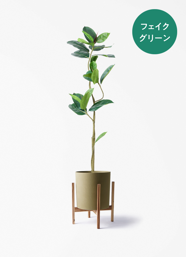 観葉植物【フェイクグリーン】フィカス（ゴムの木） 150cm ベース