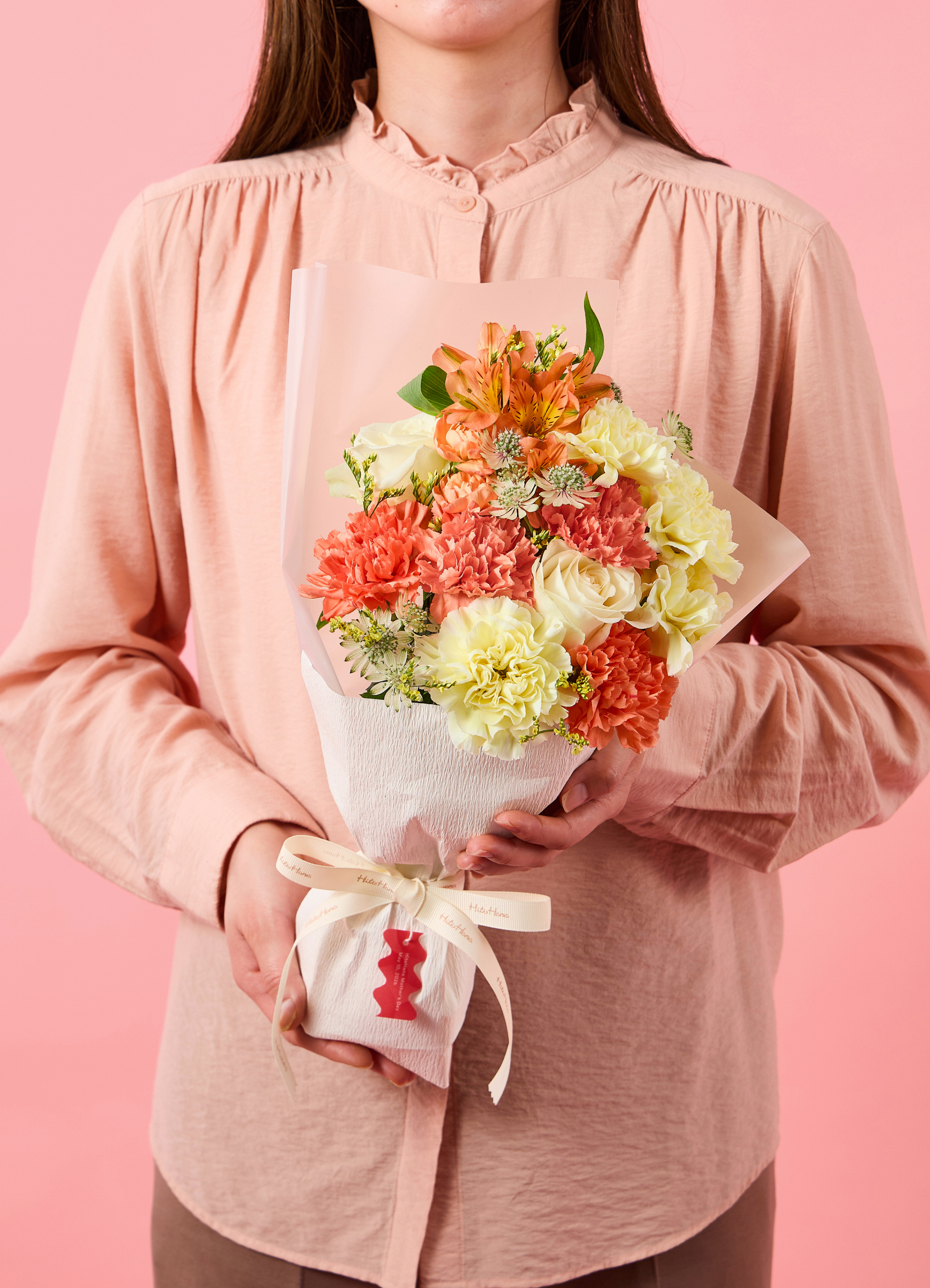 カジュアルブーケ 飾る楽しさいろいろ ムーンダストの花束