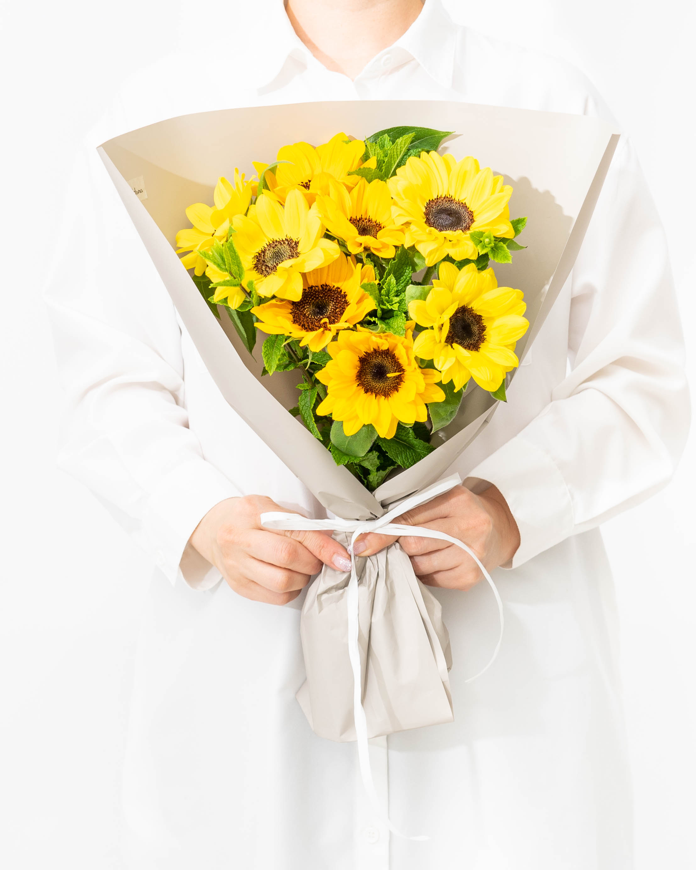 ひまわり 造花 アレンジメント 花束 ひまわりのアレンジメント | お花の通販HitoHana（ひとはな）
