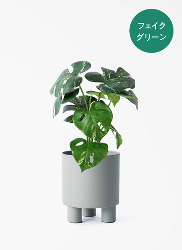 3.6万本物そっくりストレチア大物フェイクグリーンモンステラ 観葉植物【フェイクグリーン】モンステラ 30cm オウティ 12 G グリーン