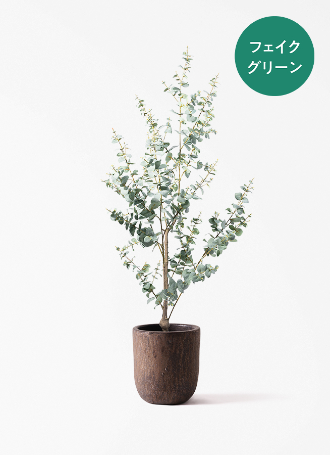 150cm 大型フェイクグリーン ユーカリ 観葉植物 インテリア 観葉植物 【フェイクグリーン】 ユーカリ 150cm ソンク シリンダー