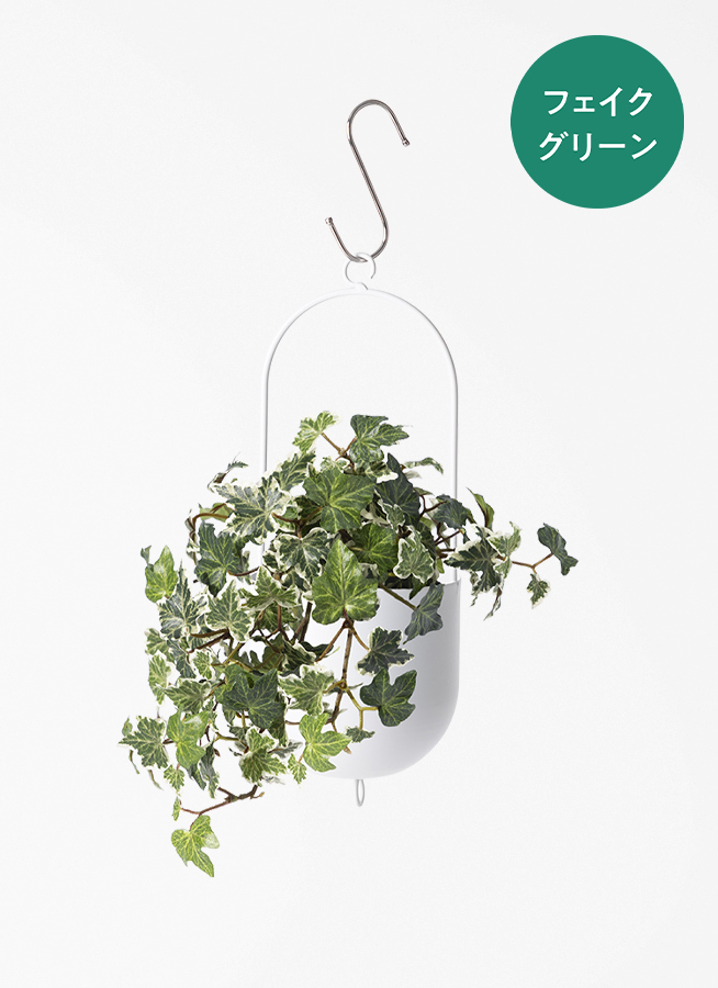 観葉植物 【フェイクグリーン】 アイビー 25cm ラーケルシリンダー 15