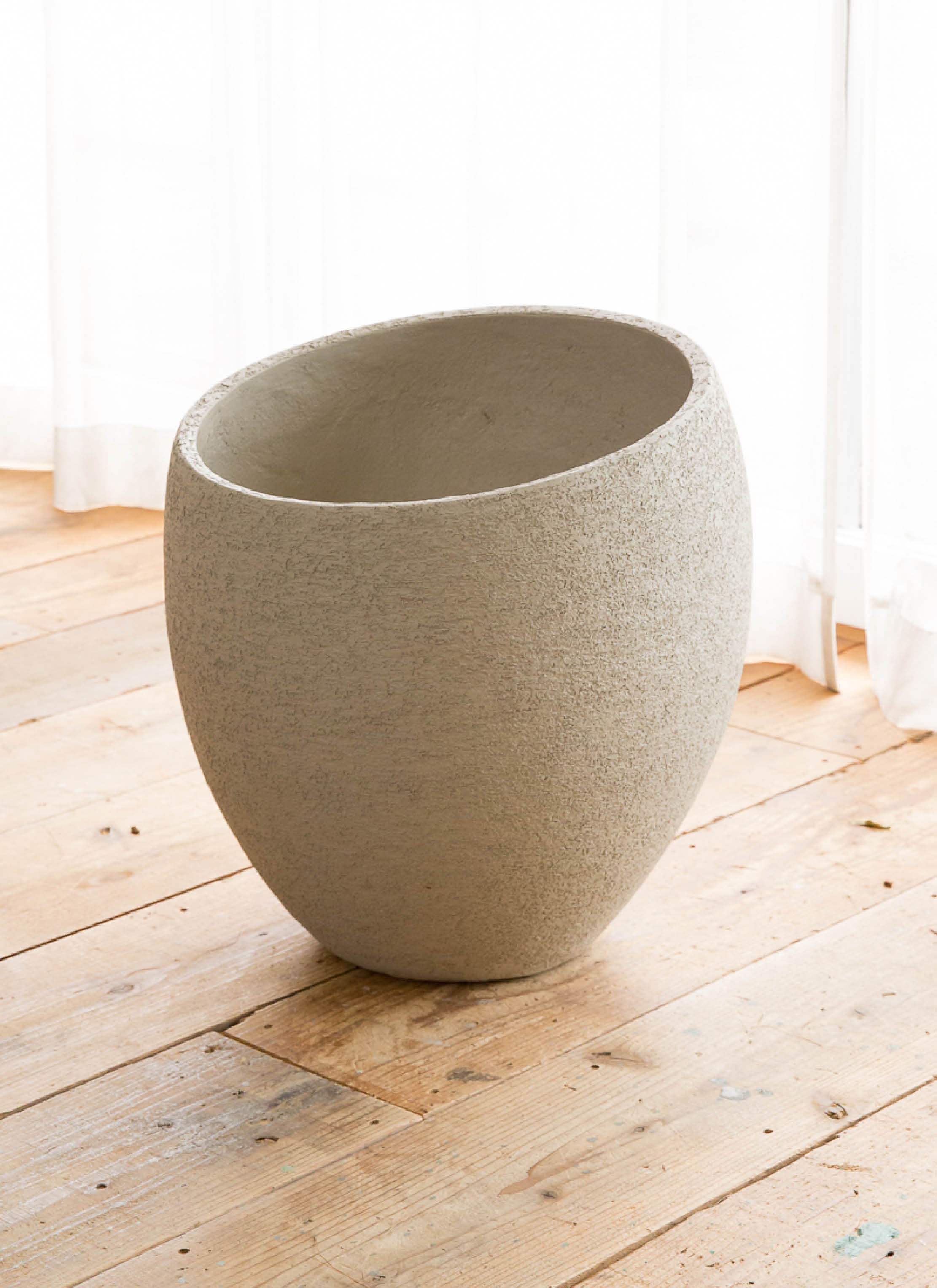 鉢カバー Eco Stone（エコストーン） 10号鉢用 Light Gray #stem F1813