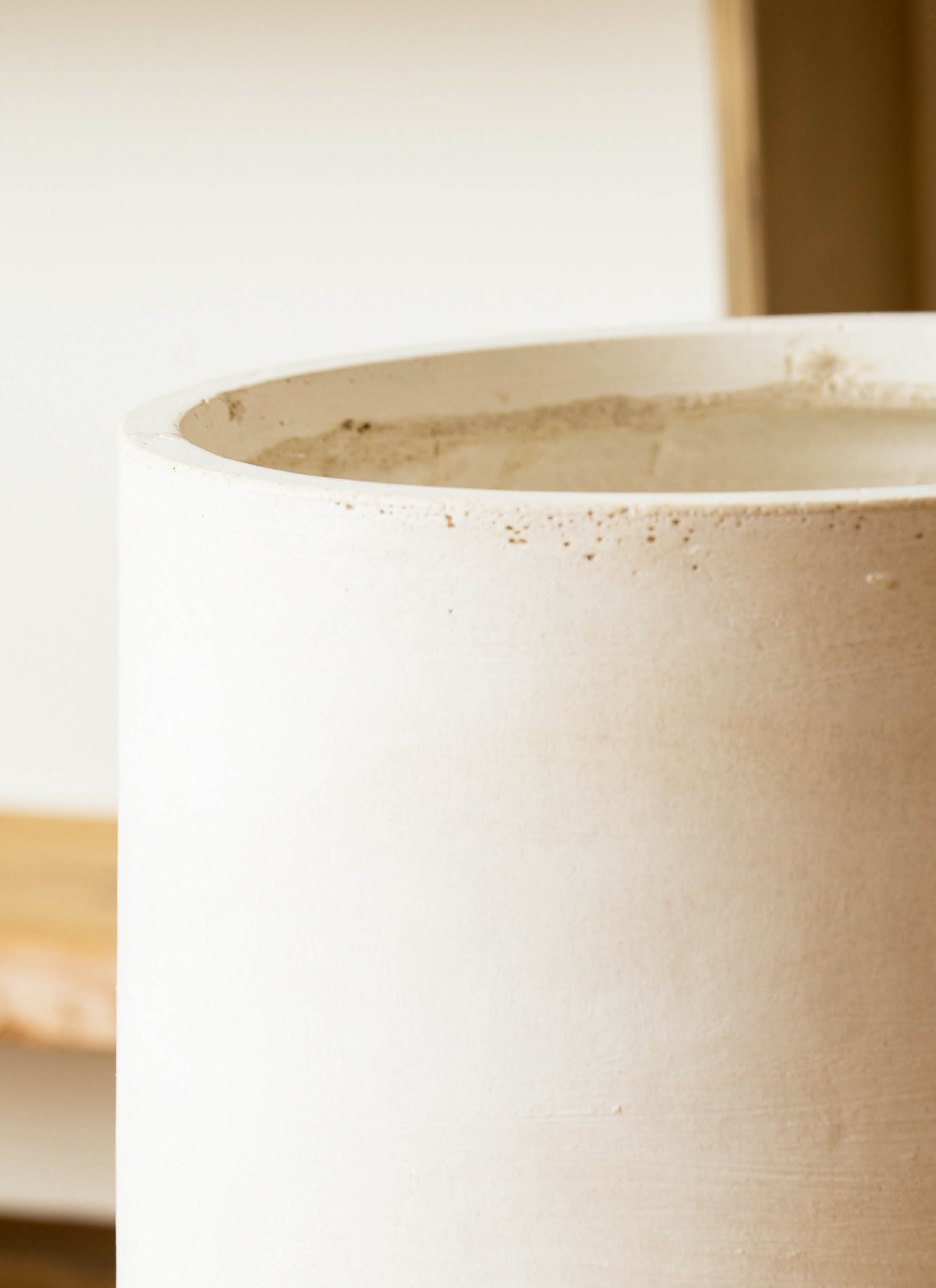 鉢カバー FiberCray（ファイバークレイ） 7号鉢用 white #stem F9854