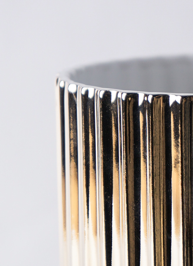 Lyngby Vase(リュンビューベース) H20cm グロッシーゴールド #Lyngby